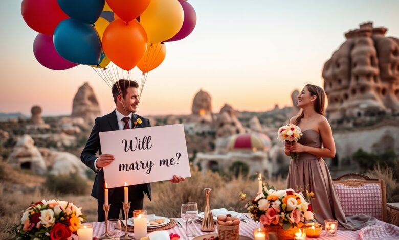 kapadokya evlilik teklifi-fikirleri- evlilik teklifi fiyatlari kapadokya